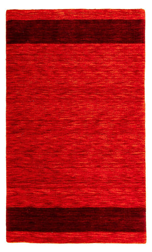 Dywan Gabbeh - Loribaft Indus - 159 x 93 cm - czerwony