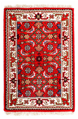 Orientalny dywan - Bijar - Indus - 90 x 60 cm - czerwony