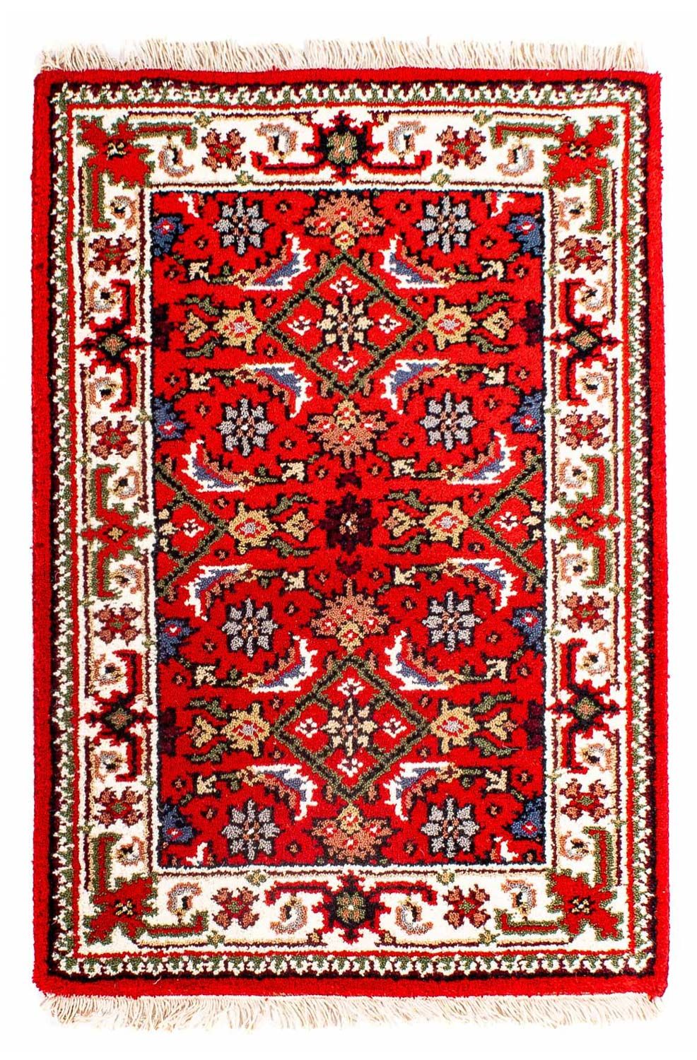 Orientalny dywan - Bijar - Indus - 90 x 60 cm - czerwony