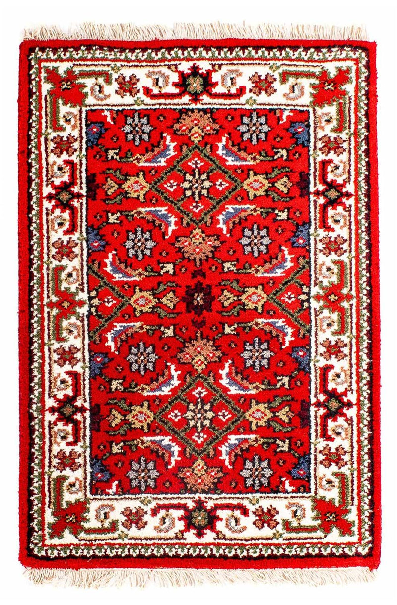Orientalny dywan - Bijar - Indus - 90 x 60 cm - czerwony