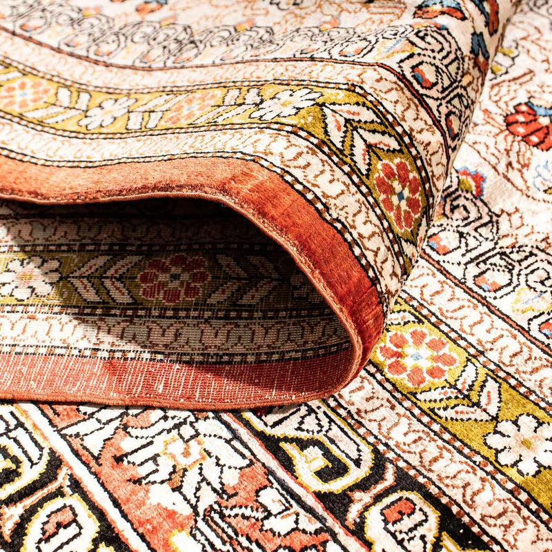 Biegacz Dywan z jedwabiu - jedwab chiński - 272 x 71 cm - czerwony