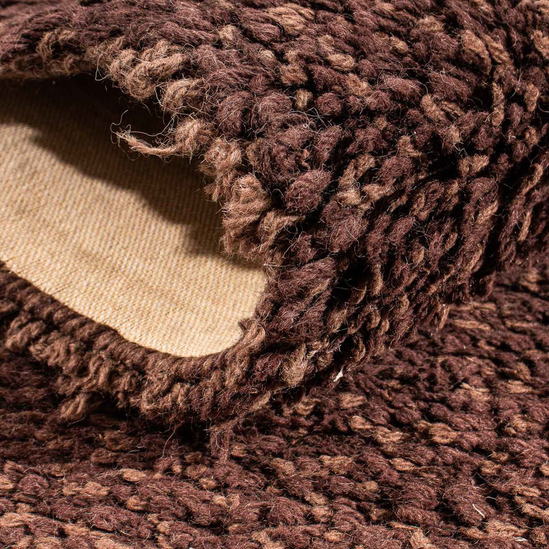 Biegacz Dywan o wysokim runie - 205 x 64 cm - brązowy