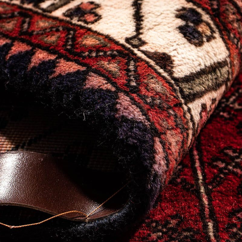 Perski dywan - Nomadyczny - 144 x 98 cm - ciemna czerwień