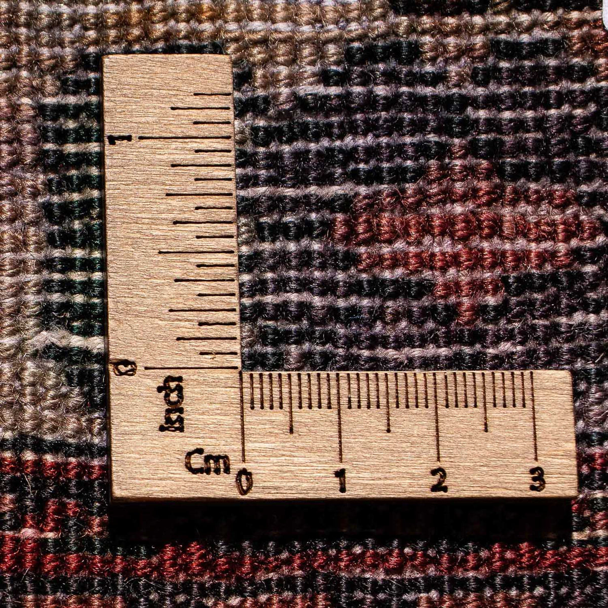 Perski dywan - Nomadyczny - 144 x 98 cm - ciemna czerwień