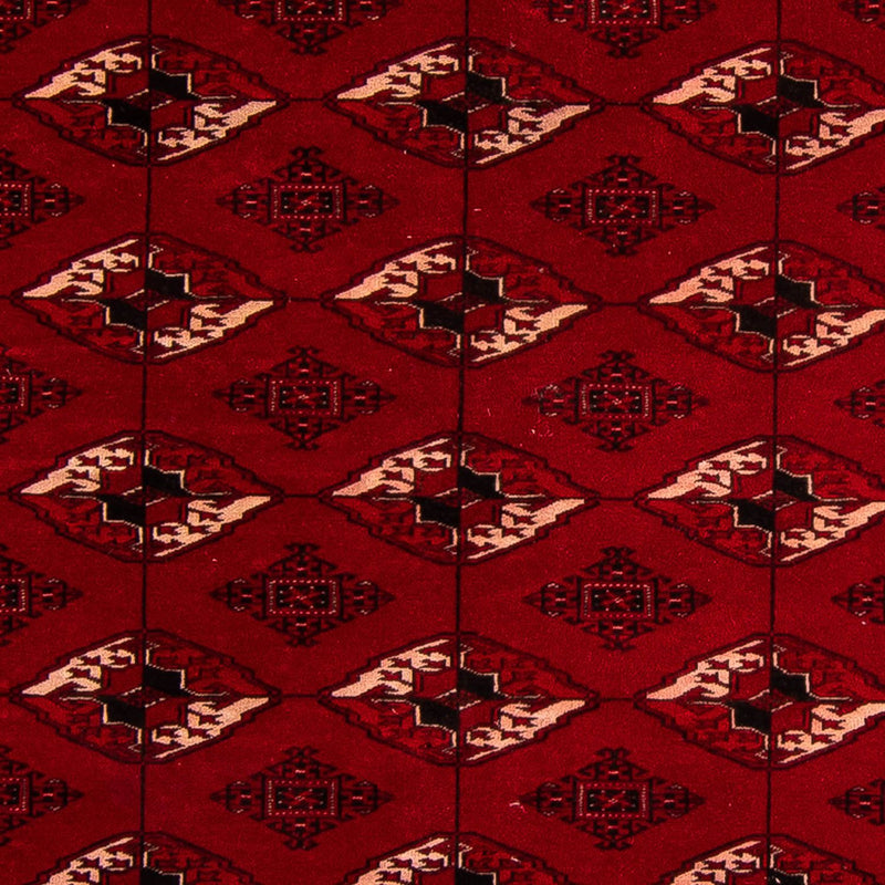 Dywan turkmeński - 190 x 146 cm - ciemna czerwień
