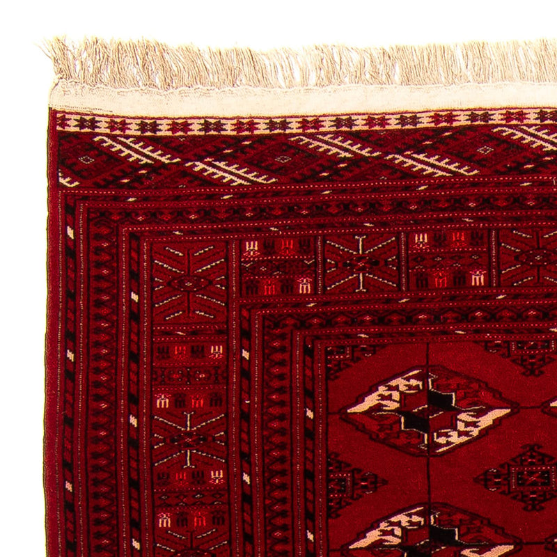 Dywan turkmeński - 190 x 146 cm - ciemna czerwień