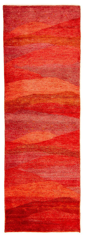 Biegacz Dywan Gabbeh - Indus - 197 x 77 cm - czerwony