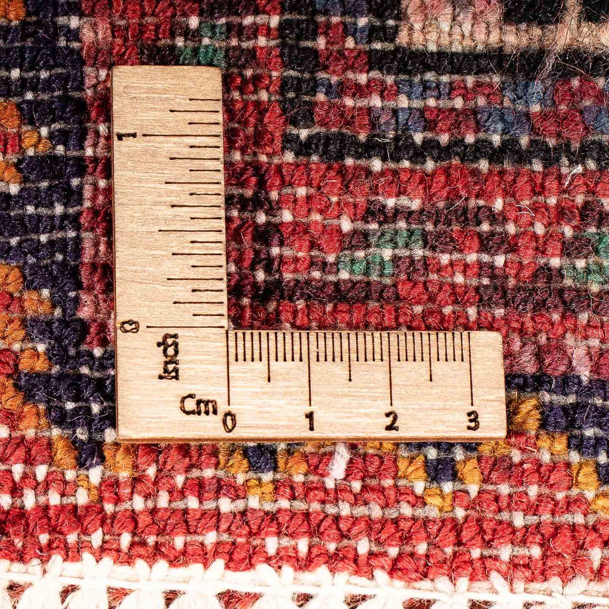 Biegacz Dywan Gabbeh - Indus - 197 x 77 cm - czerwony