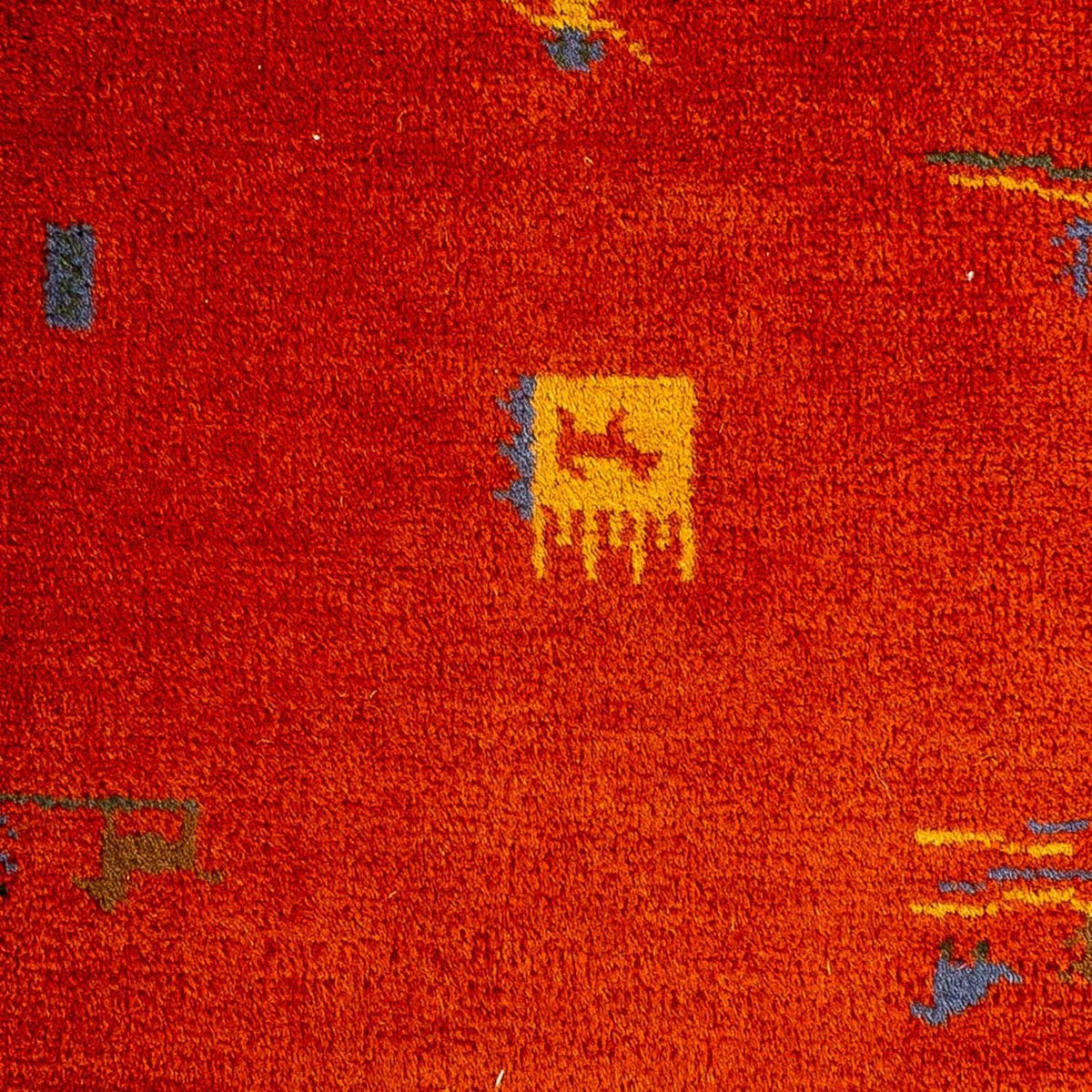 Dywan Gabbeh - Indus - 90 x 60 cm - czerwony