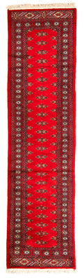 Biegacz Dywan pakistański - 326 x 76 cm - czerwony