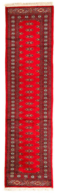 Biegacz Dywan pakistański - 326 x 76 cm - czerwony