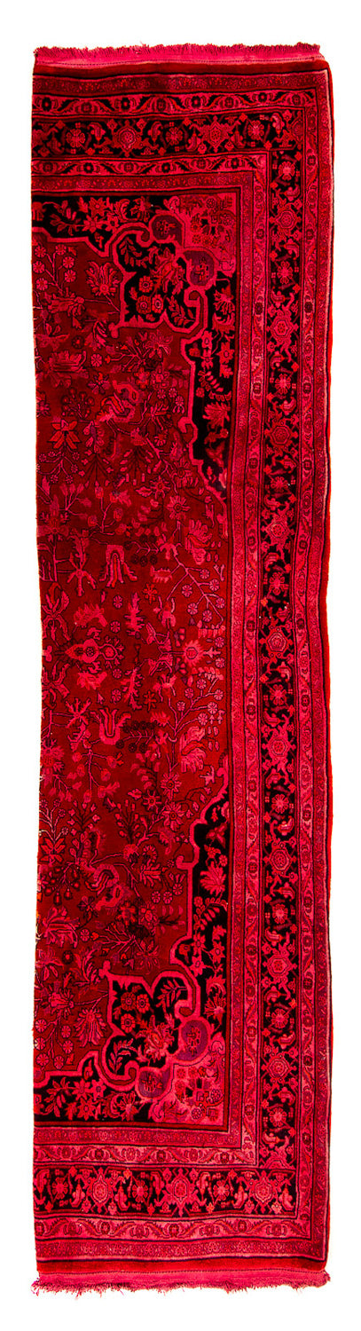 Biegacz Perski dywan - Bijar - Royal - 320 x 83 cm - czerwony