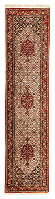Biegacz Orientalny dywan - Bijar - Indus - 340 x 77 cm - beżowy