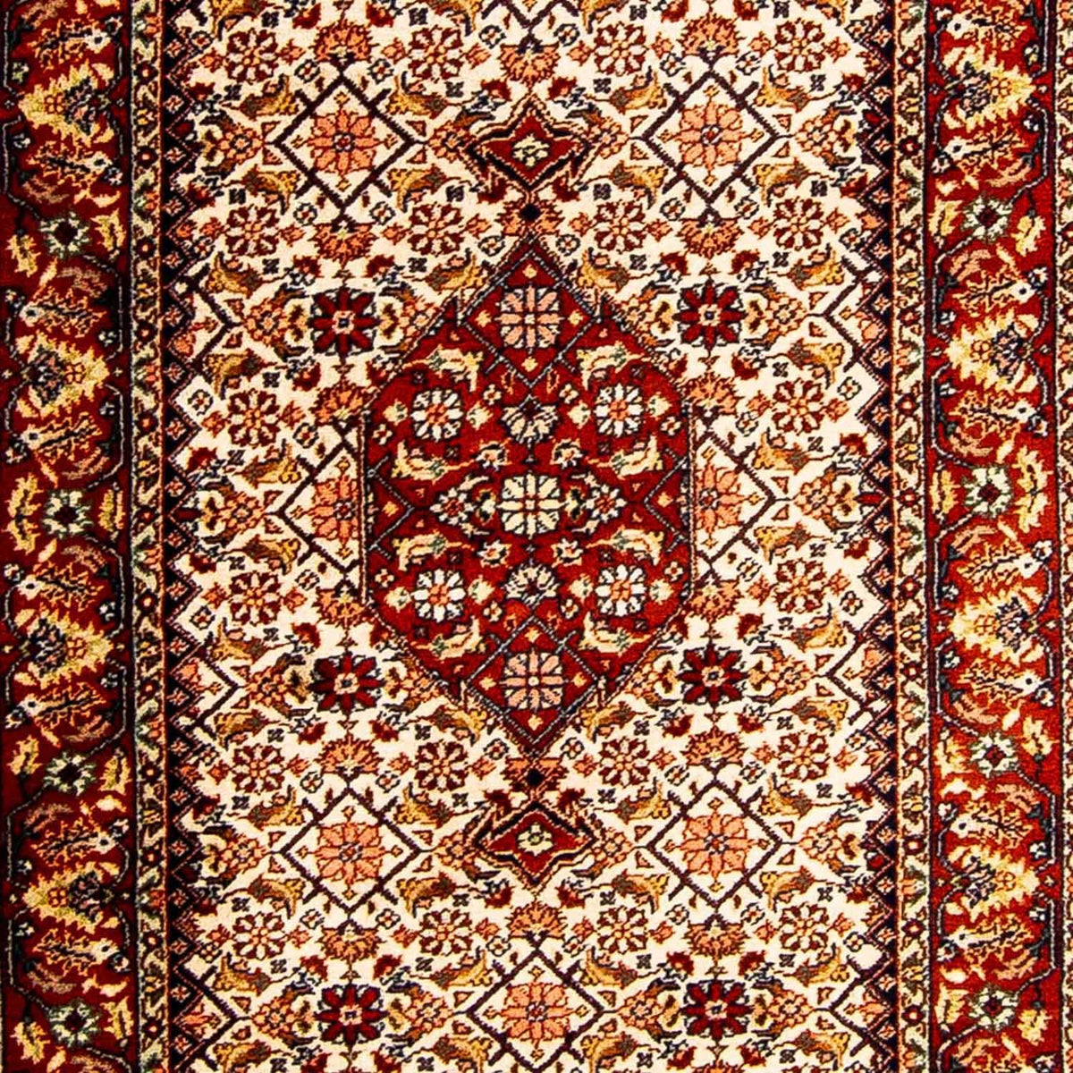 Biegacz Orientalny dywan - Bijar - Indus - 340 x 77 cm - beżowy