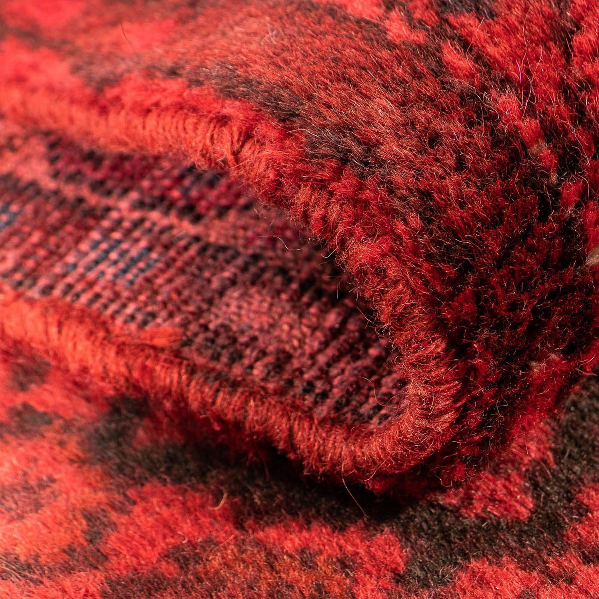 Biegacz Perski dywan - Nomadyczny - 277 x 77 cm - ciemna czerwień