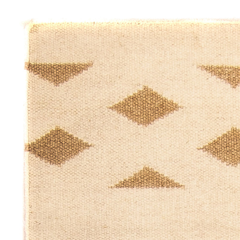 Dywan Kelim - modny - 150 x 76 cm - beżowy