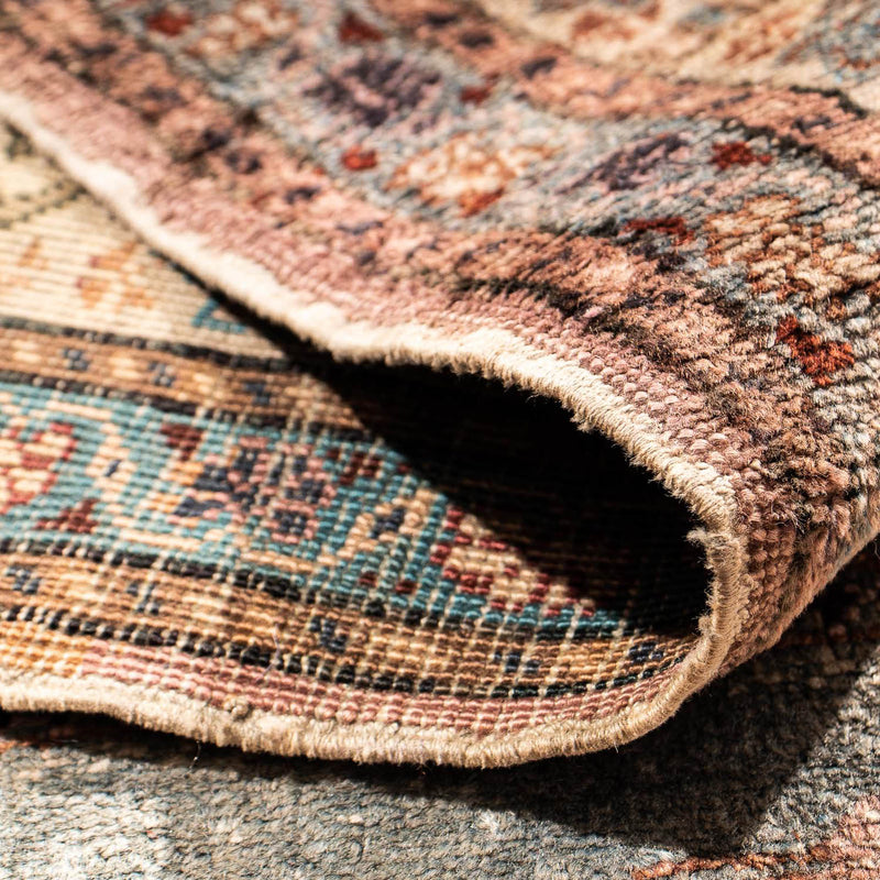 Jedwabny dywan - Kayseri - 127 x 90 cm - wielokolorowy