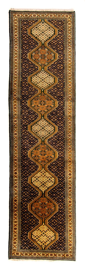 Biegacz Perski dywan - Nomadyczny - 297 x 70 cm - ciemnoniebieski