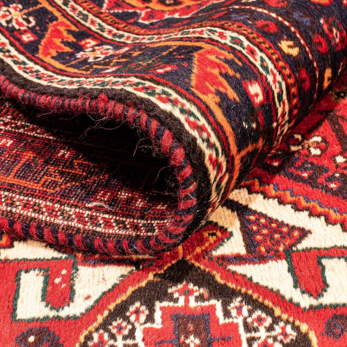 Biegacz Perski dywan - Nomadyczny - 312 x 112 cm - czerwony