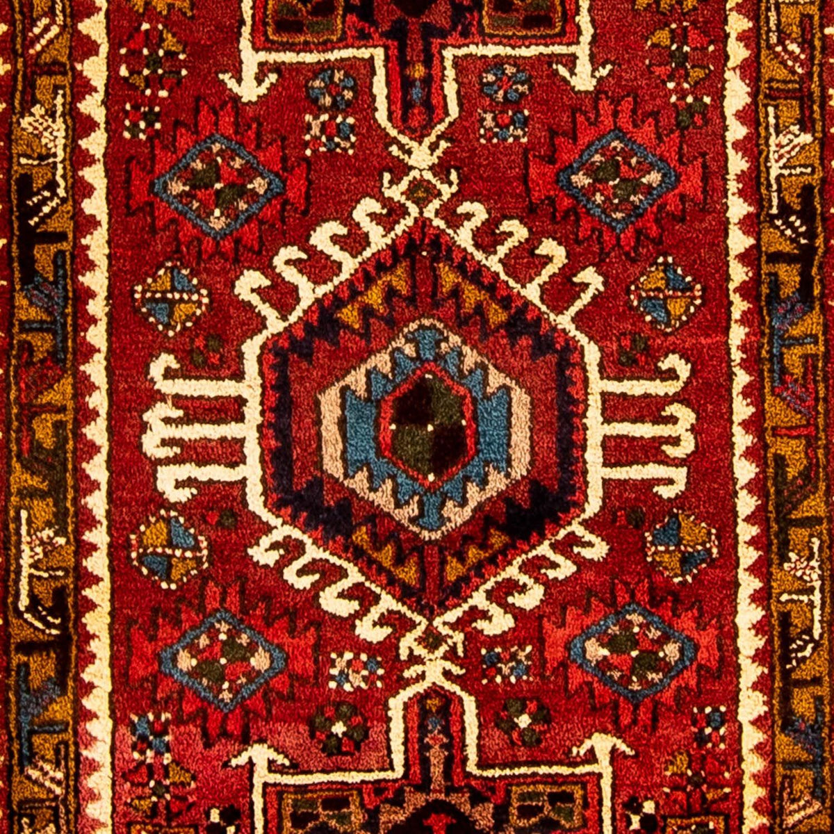 Biegacz Perski dywan - Nomadyczny - 306 x 74 cm - ciemna czerwień