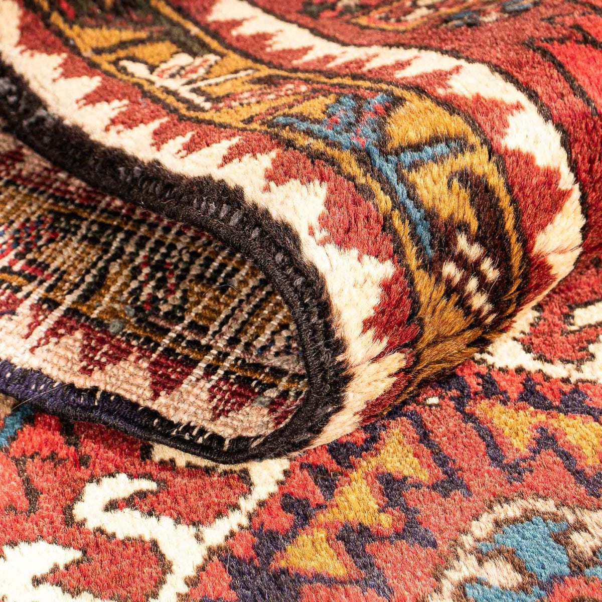 Biegacz Perski dywan - Nomadyczny - 306 x 74 cm - ciemna czerwień