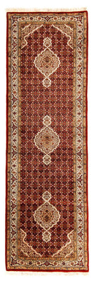 Biegacz Dywan orientalny - Tabriz - 296 x 83 cm - ciemna czerwień