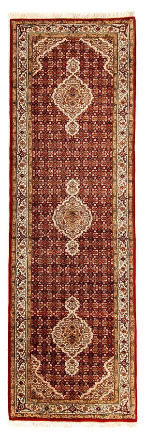 Biegacz Dywan orientalny - Tabriz - 296 x 83 cm - ciemna czerwień