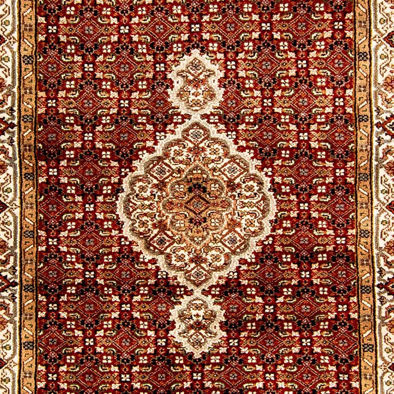 Biegacz Dywan orientalny - Tabriz - 296 x 83 cm - ciemna czerwień