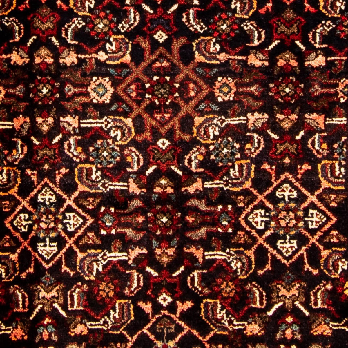 Biegacz Perski dywan - Nomadyczny - 228 x 100 cm - ciemnoniebieski