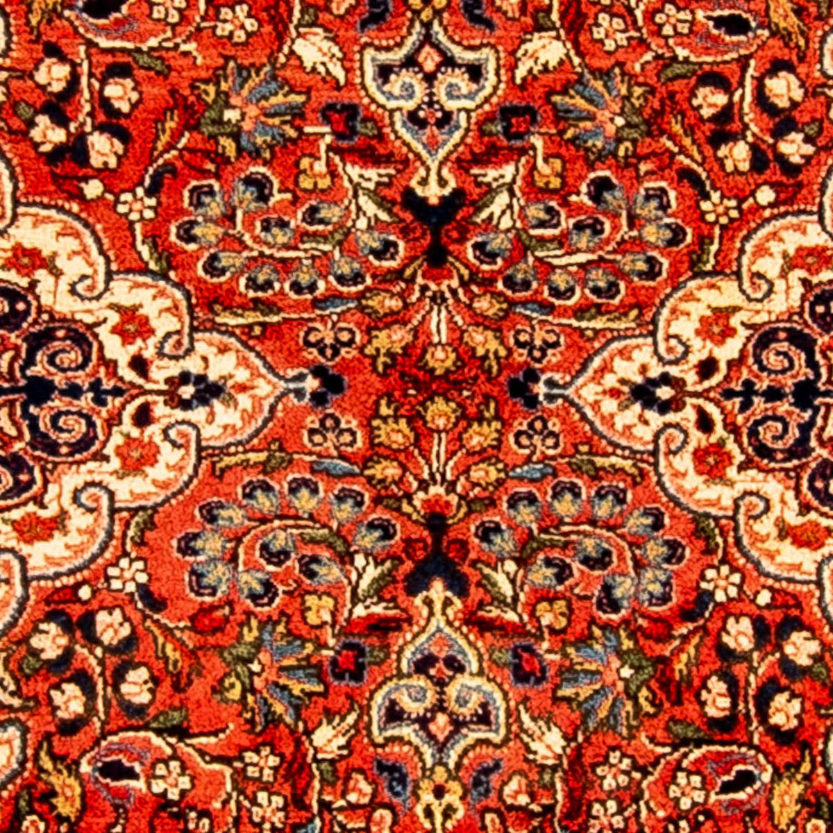 Biegacz Perski dywan - Bijar - Royal - 207 x 77 cm - jasna czerwień