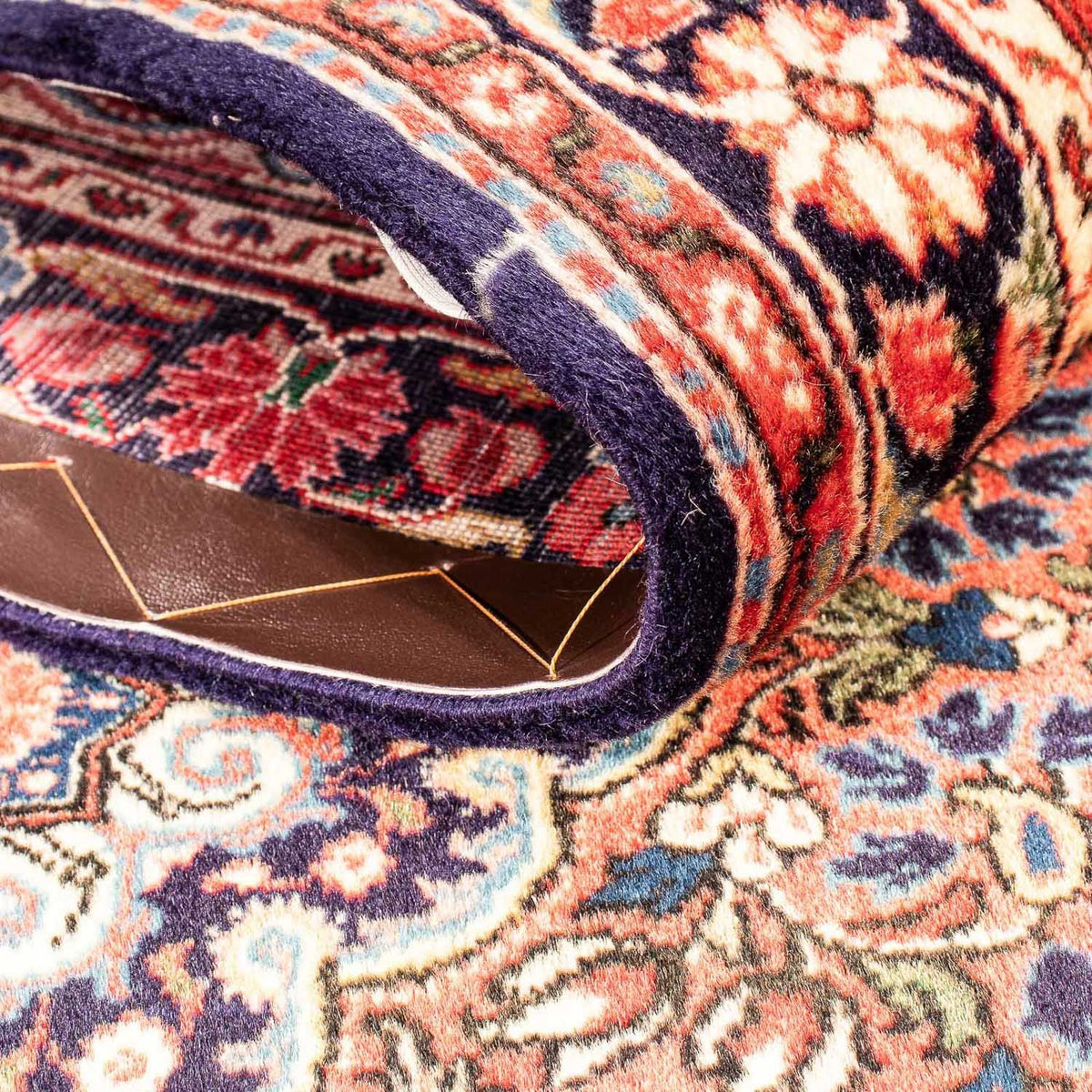 Biegacz Perski dywan - Bijar - Royal - 207 x 77 cm - jasna czerwień