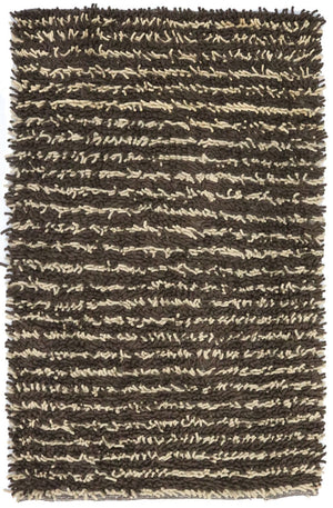 Dywan o wysokim runie - 198 x 129 cm - wielokolorowy