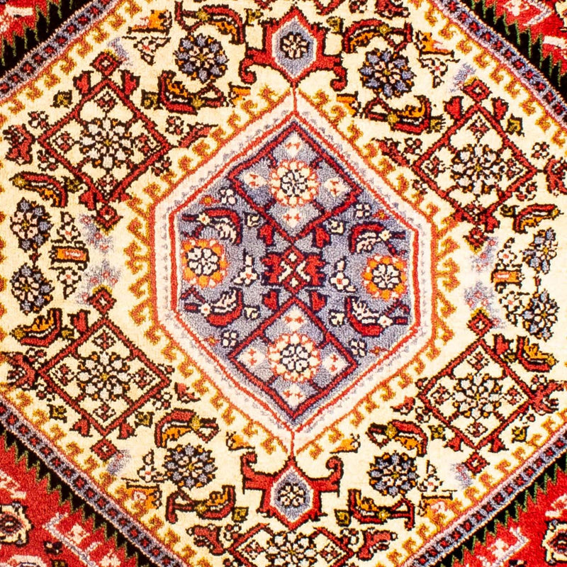 Perski dywan - Bijar - Royal kwadratowy  - 85 x 80 cm - czerwony