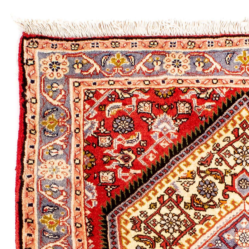 Perski dywan - Bijar - Royal kwadratowy  - 85 x 80 cm - czerwony