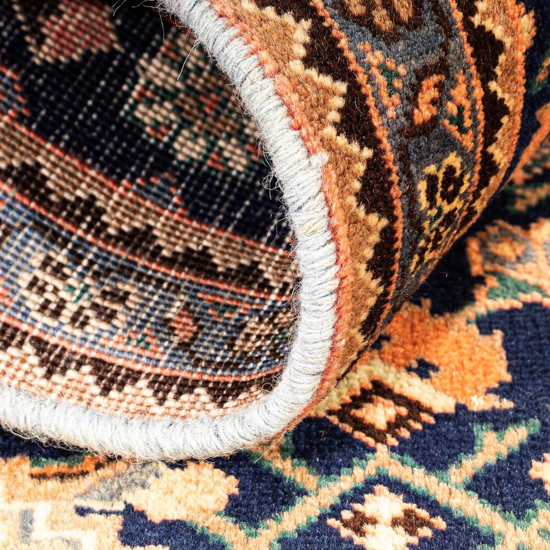 Perski dywan - Nomadyczny - 119 x 70 cm - ciemnoniebieski