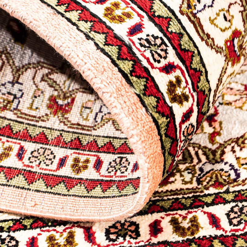 Jedwabny dywan - Ghom Silk - Premium - 80 x 59 cm - beżowy