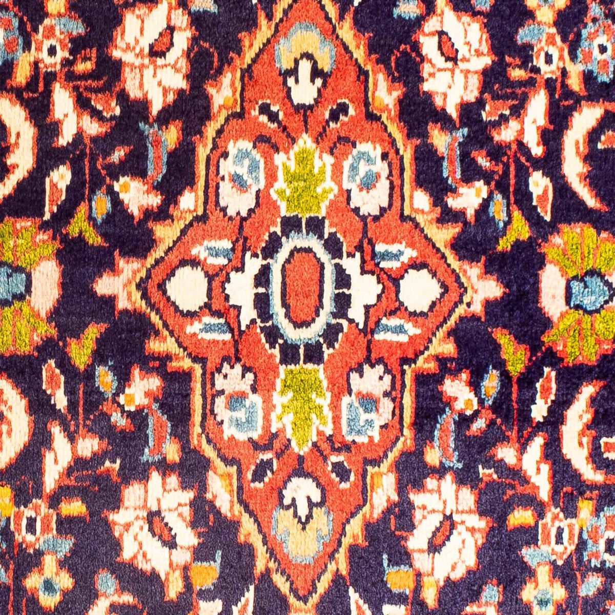 Dywan perski - Klasyczny - 98 x 75 cm - ciemnoniebieski