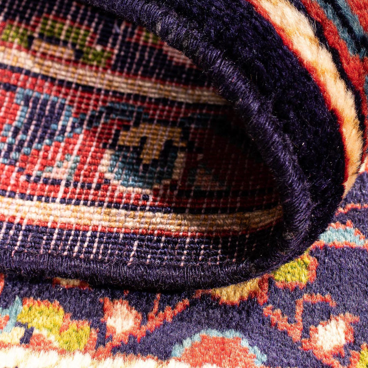 Dywan perski - Klasyczny - 98 x 75 cm - ciemnoniebieski