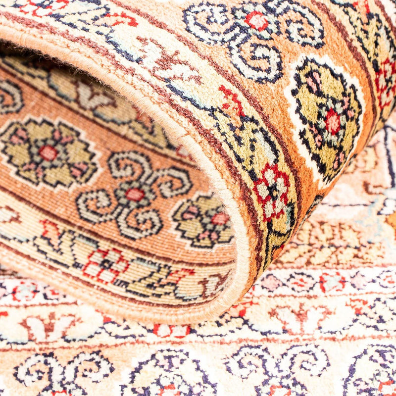 Jedwabny dywan - Kashmir Silk - 98 x 60 cm - beżowy