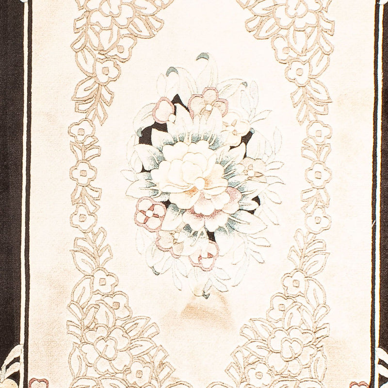 Dywan z jedwabiu - jedwab chiński - 138 x 69 cm - beżowy