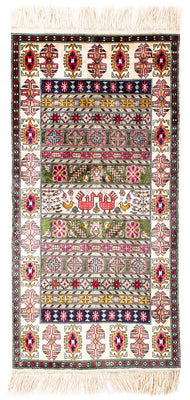 Biegacz Jedwabny dywan - Kayseri - 156 x 76 cm - wielokolorowy