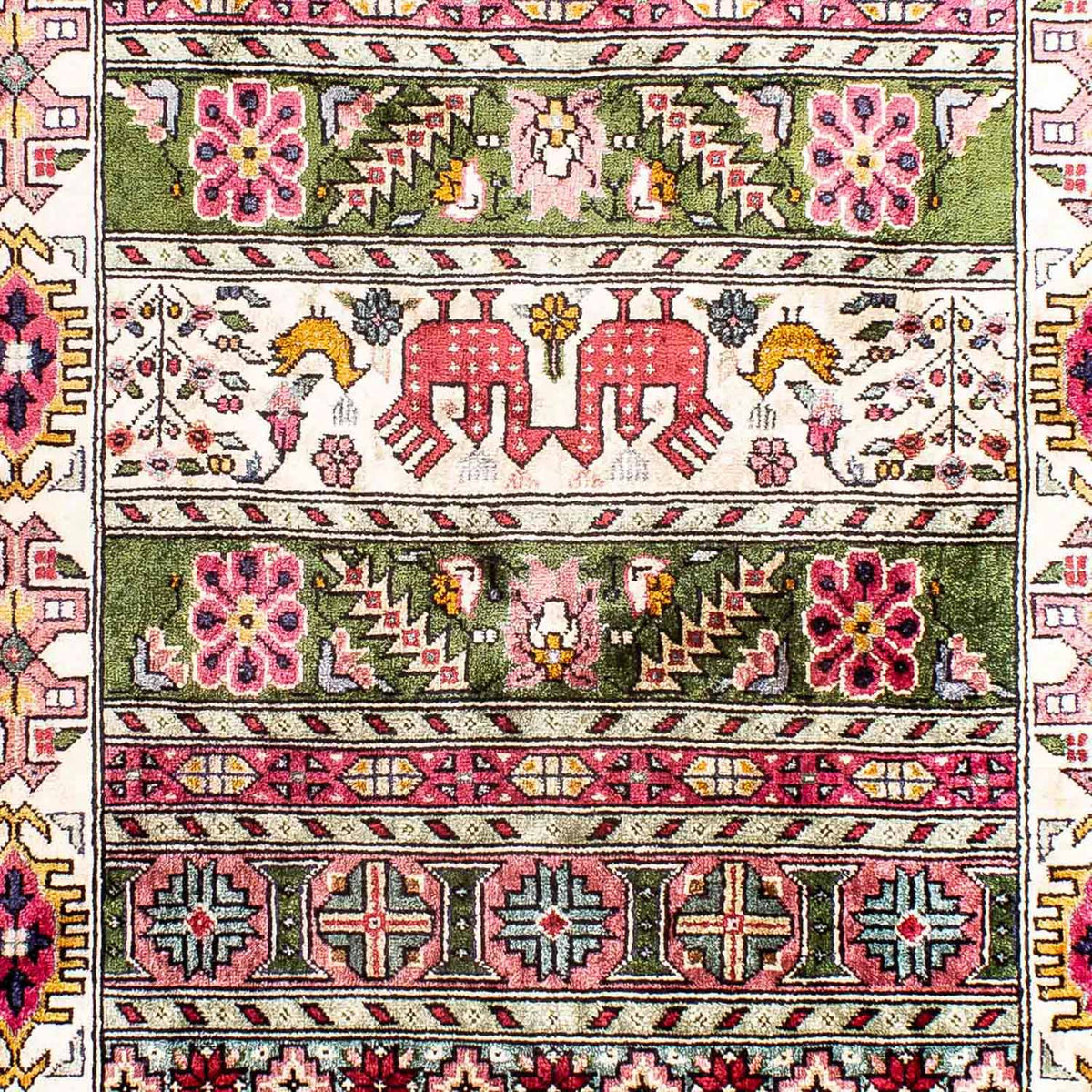 Biegacz Jedwabny dywan - Kayseri - 156 x 76 cm - wielokolorowy