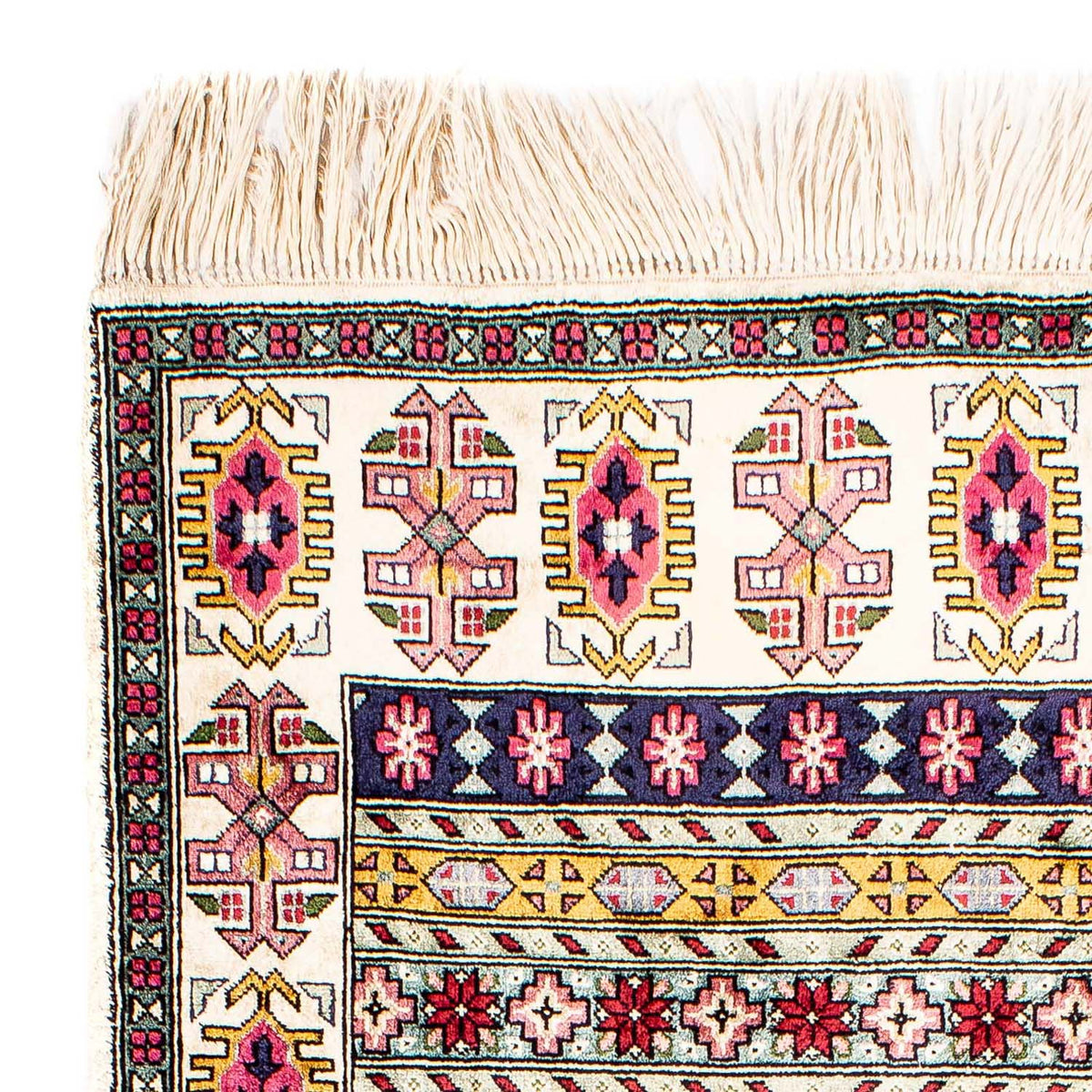 Biegacz Jedwabny dywan - Kayseri - 156 x 76 cm - wielokolorowy