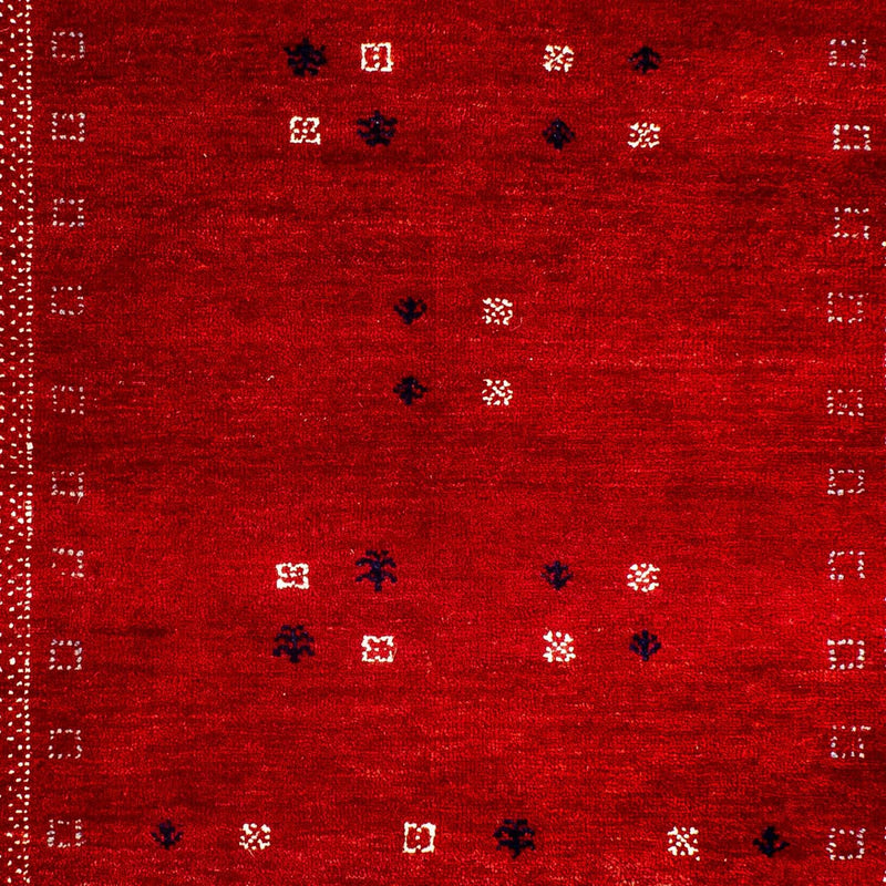 Dywan Gabbeh - Loribaft Perski - 120 x 81 cm - ciemna czerwień