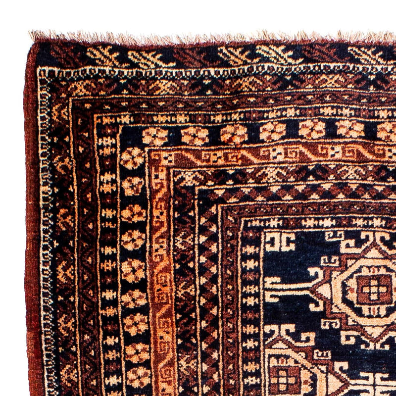 Dywan afgański - 140 x 94 cm - ciemnoniebieski