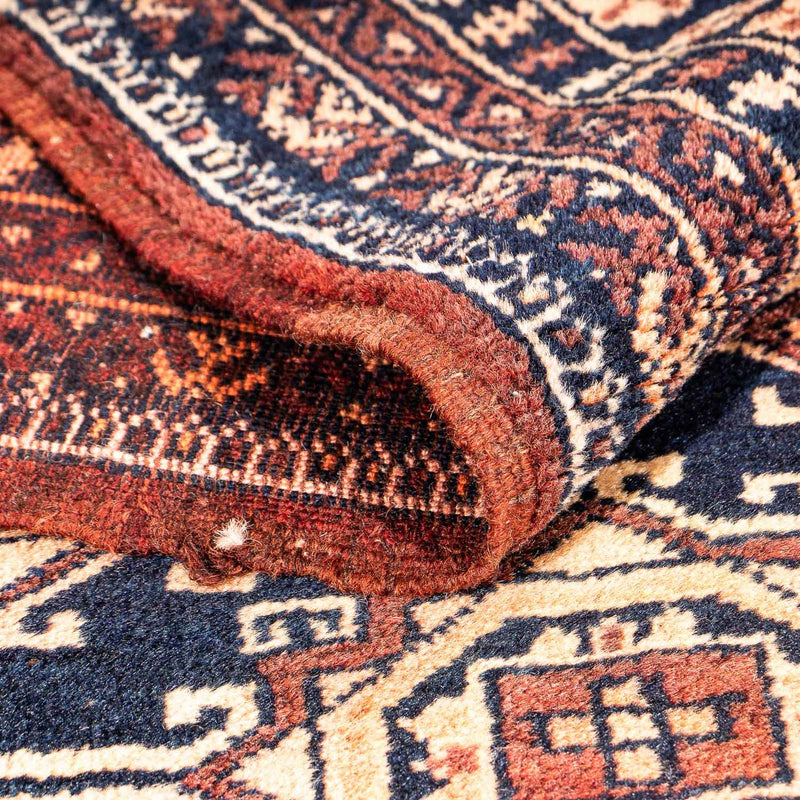 Dywan afgański - 140 x 94 cm - ciemnoniebieski