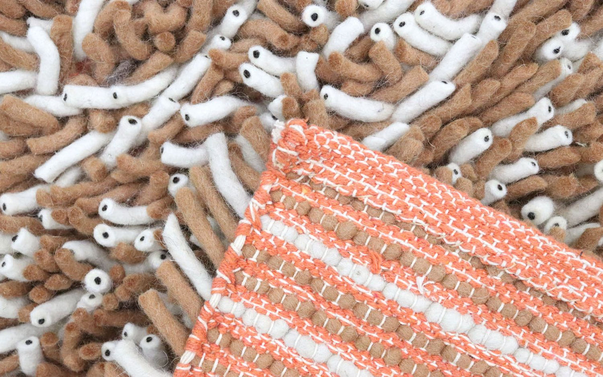 Biegacz Dywan o wysokim runie - 188 x 101 cm - wielokolorowy