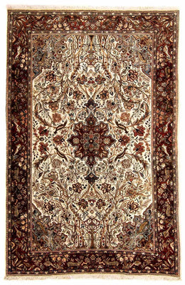 Orientalny dywan - Indus - 205 x 130 cm - beżowy