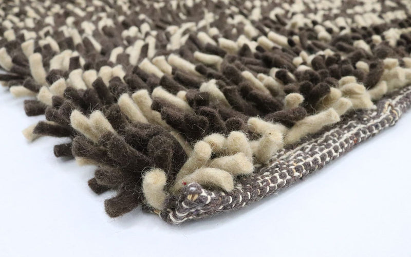 Dywan o wysokim runie - 200 x 124 cm - wielokolorowy