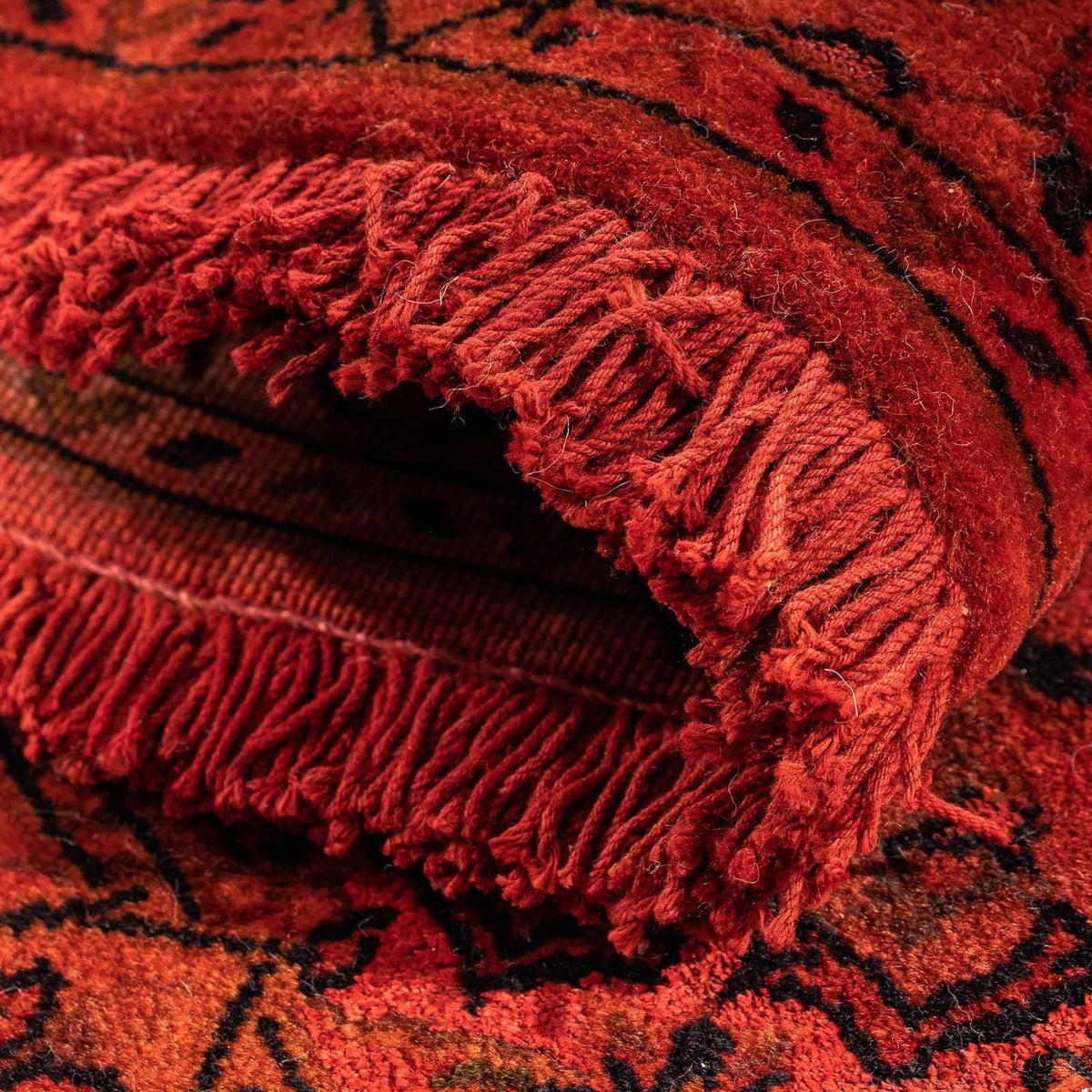 Dywan perski - Keshan - 98 x 70 cm - ciemna czerwień